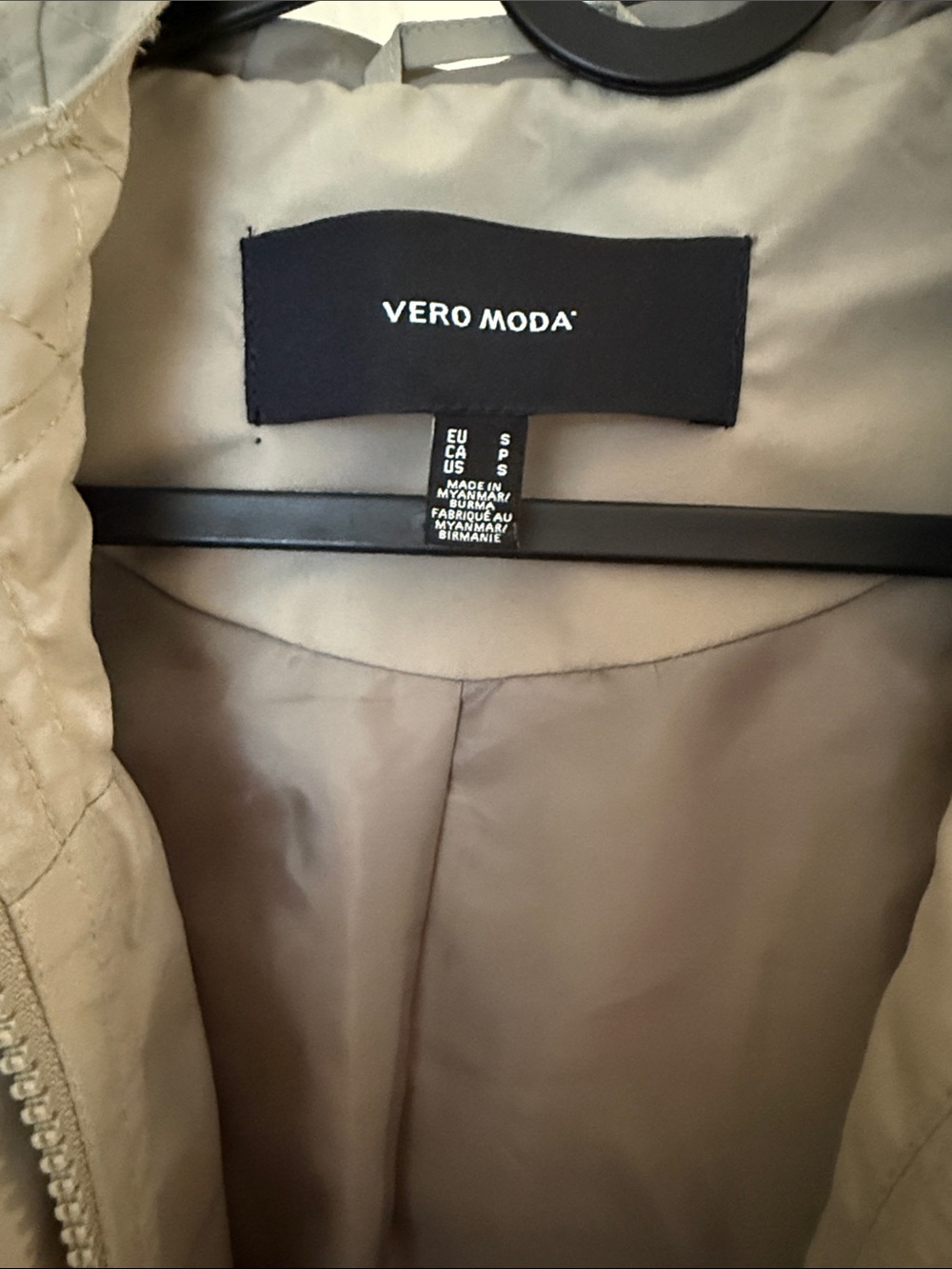 Vero Moda Light olive Hooded Utility Jacket - Picture 2 of 6
